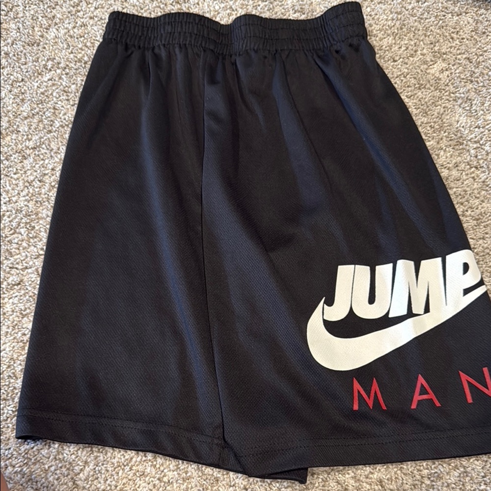 Nike Black Athletic Shorts with Jumpman Branding